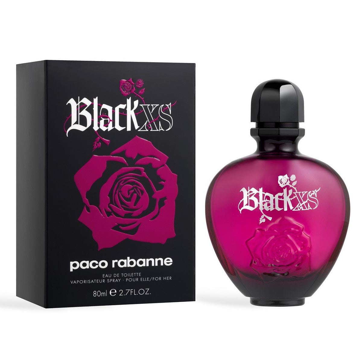 Paco Rabanne Black Xs Eau De Toilette 80Ml Vaporizador